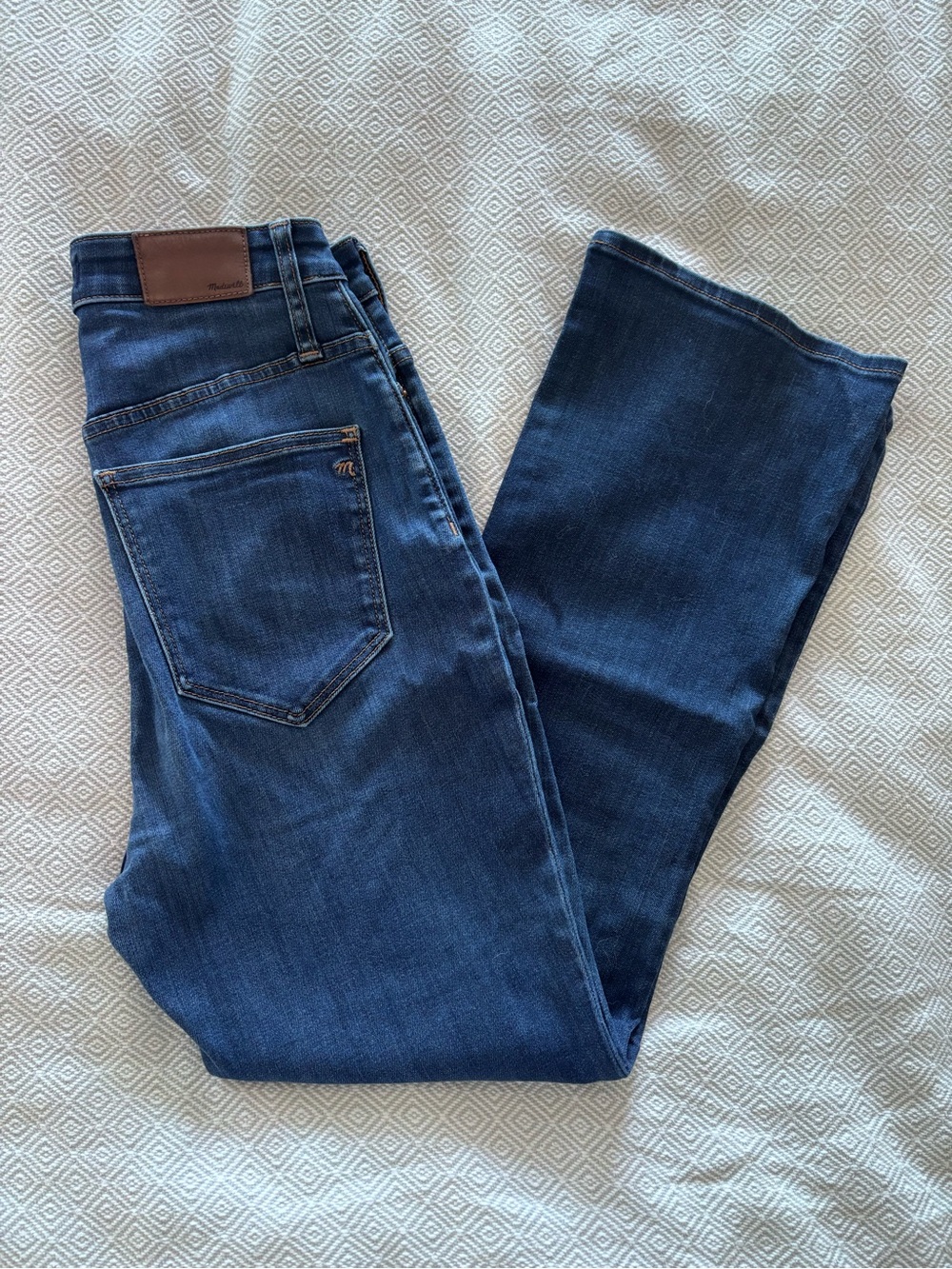 Madewell Women's Dark Blue Bootcut Jeans
